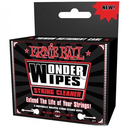 Ernie Ball Wonder Wipes String Cleaner Limpiador envio gratis