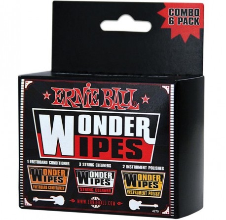 Ernie Ball Wonder Wipes Combo Pack Limpiador envio gratis