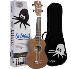 Octopus UK-205 BR  Ukelele soprano color marrón envio gratis