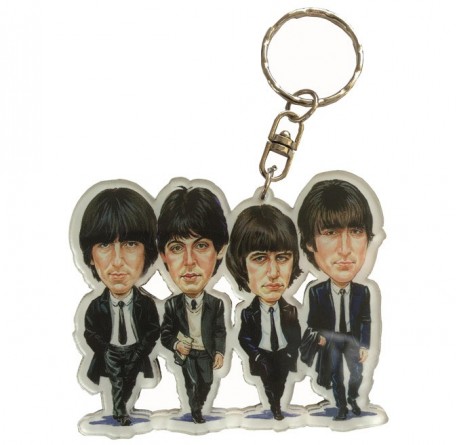 Llavero caricatura Beatles ACK-0397 metacrilato regalo musical envío gratis