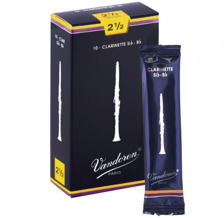 Vandoren CR1025 en Sib grosor 2,5 Caja 10 Cañas para clarinete envío gratis