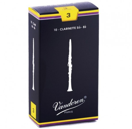 Vandoren CR103 en Sib grosor 3 Caja 10 Cañas para clarinete  envío gratis