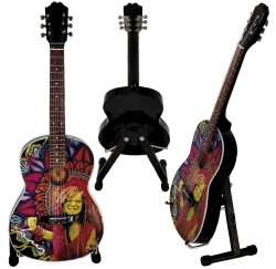 Miniatura guitarra acustica MGT-6491 Janis Joplin regalo para músicos envío gratis