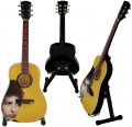 Miniatura guitarra acústica MGT-7092 Bob Dylan regalo para músicos envío gratis