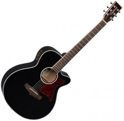 Tanglewood TW4BS  Guitarra electroacústica Mini Jumbo color negro translúcido envío gratis