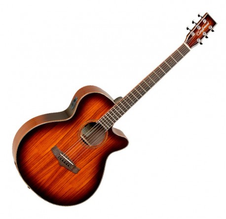Tanglewood TW4KOA Guitarra electroacústica Super Folk Cutaway envío gratis