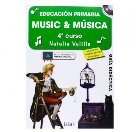 Metodo "Music & Música 4" Profesor de Natalia Velilla envío gratis