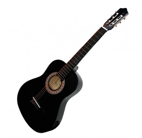 Rocio C7 1/2 negro Guitarra española clasica envío gratis