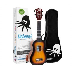 Octopus UK-200VB Ukelele soprano Violin burst envío gratis