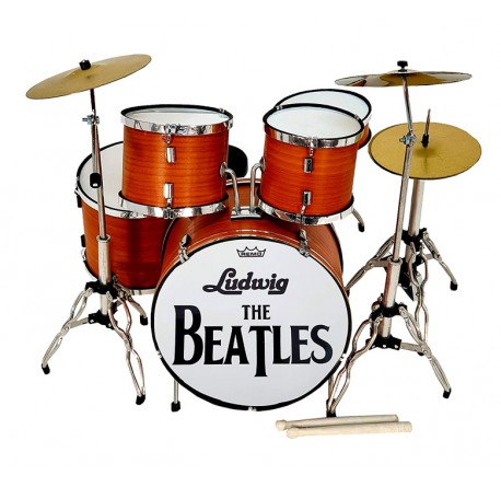Miniatura bateria acustica MDR-0107 The Beatles regalo musical envio gratis