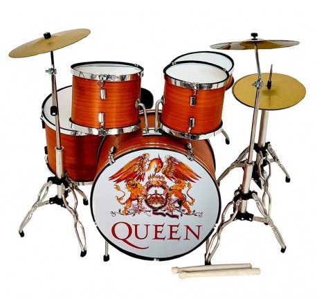 Miniatura bateria acustica MDR-0107 The Queen regalo musical envio gratis