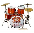 Miniatura bateria acustica MDR-0107 The Queen regalo musical envio gratis