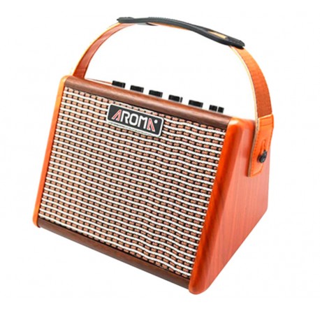 Aroma AG-15A 15 W Amplificador de guitarra acústica recargable envio gratis