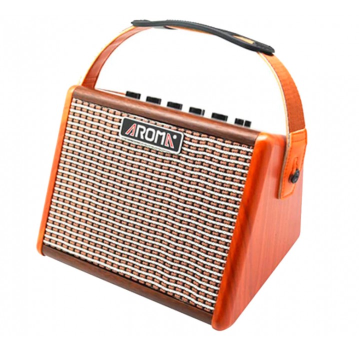 Amplificador acústica recargable - Aroma AG-15A Rockmusic.es