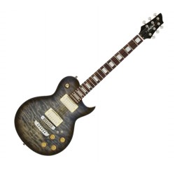 Aria Royale Negra PE480BK guitarra eléctrica tipo Les Paul envio gratis