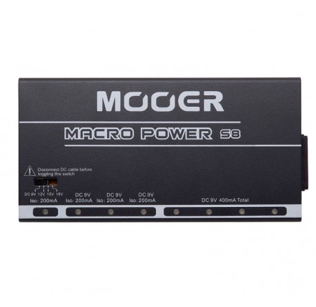 Mooer Macro Power S8 Fuente de alimentación para pedales envio gratis