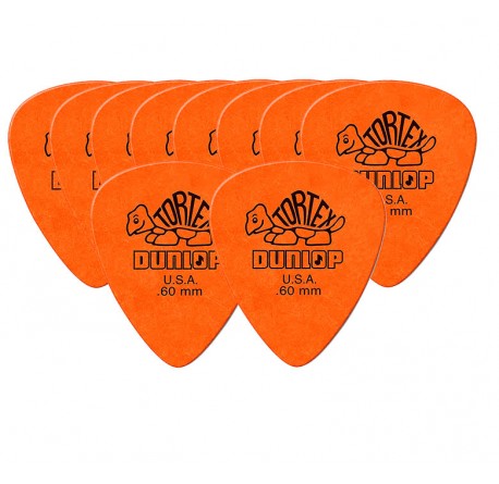 Pack 6 puas Dunlop Tortex triangle 431R0.60 0.60mm envio gratis