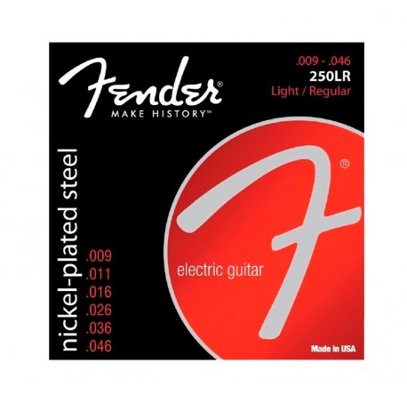 Fender 250LR juego de cuerdas para guitarra eléctrica 9-46 envio gratis