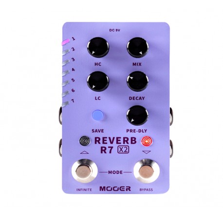 Mooer R7 X2 Reverb envio gratis