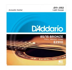 D'addario EZ910 (11-52) juego de cuerdas para guitarra acústica envio gratis