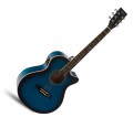 Admira Indiana azul satinada guitarra electroacústica envio gratis