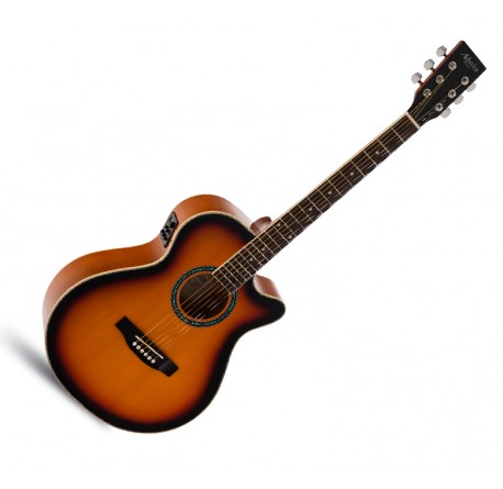 Admira Indiana sombreada satinada guitarra electroacústica envio gratis