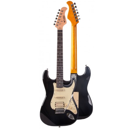Prodipe Guitars ST83-RA BK Guitarra eléctrica tipo Stratocaster color negro envio gratis