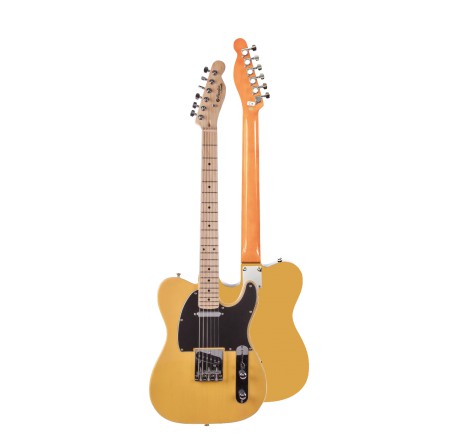 Prodipe TC80-MA BS guitarra eléctrica tipo telecaster color butterscotch envio gratis