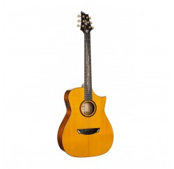 Cort Luxe II guitarra electroacústica en color natural con funda envio gratis