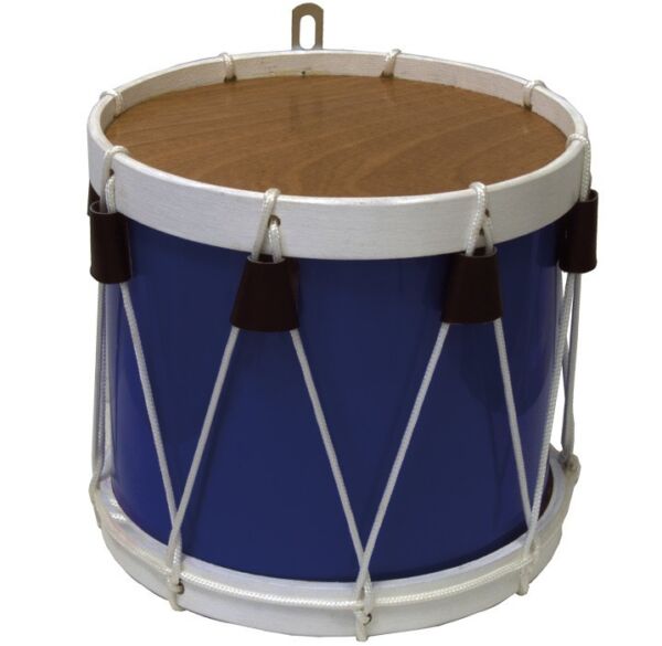 Tambor barril tamborrada Ballester 10" azul-blanco
