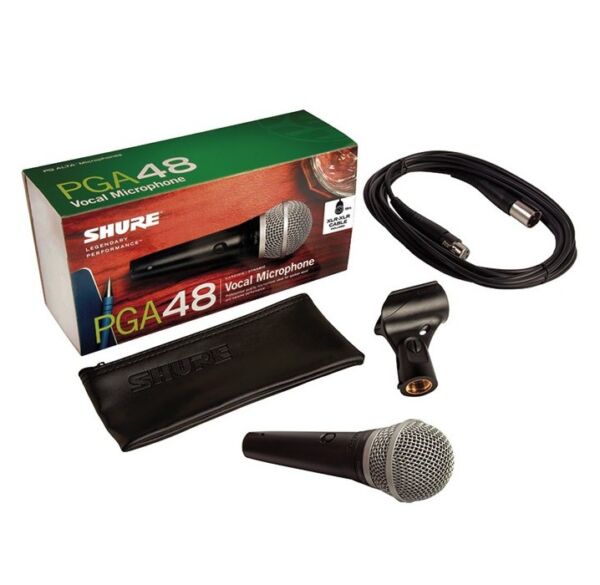 Shure PGA48 XLR Microfono vocal de mano envio gratis