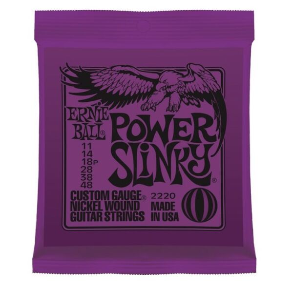 Ernie Ball 2220 Power Slinky Cuerdas guitarra electrica envío gratis