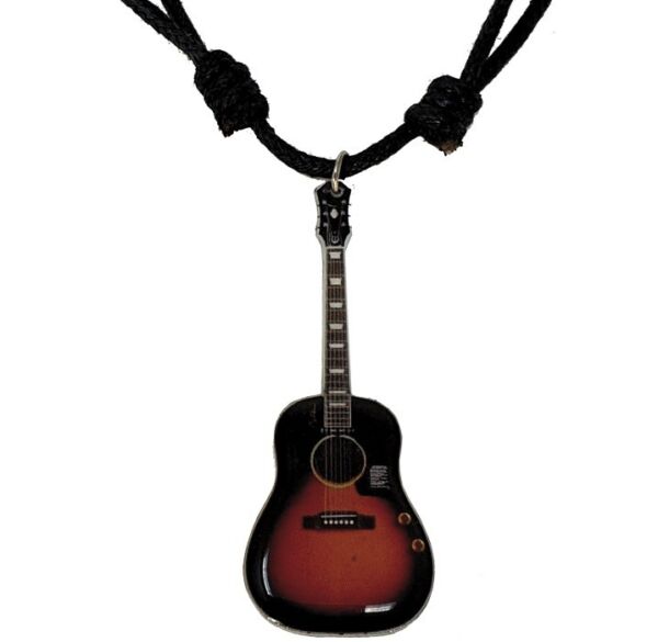 Collar guitarra miniatura Legends MNK-0165 regalo musical envío gratis correos