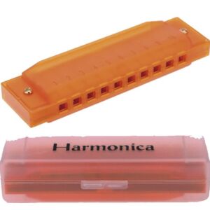 Bee Happy Harp Orange Armonica Do-C envío gratis