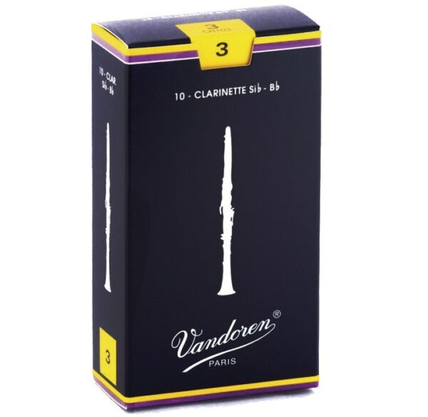 Vandoren CR103 en Sib grosor 3 Caja 10 Cañas para clarinete envío gratis