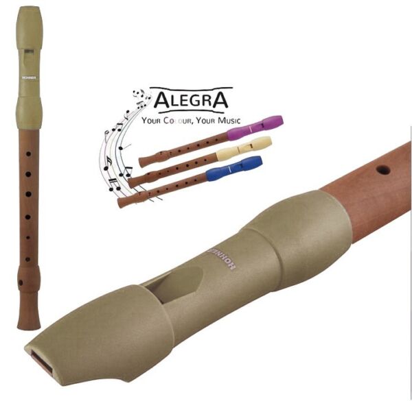 Flauta dulce Hohner ALEGRA boquilla marfil envio gratis