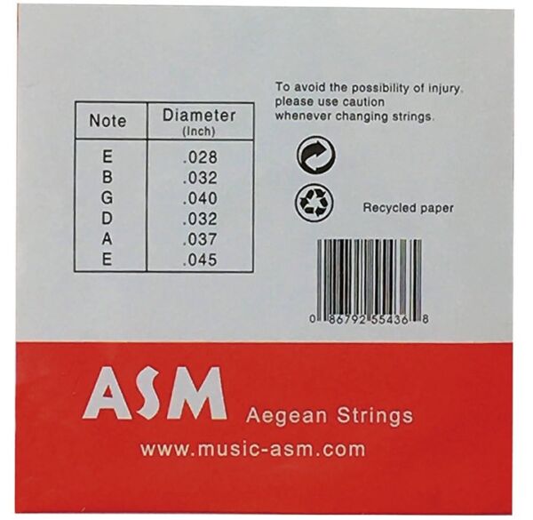 Cuerdas de guitarra clasica ASM G1106 envío gratis correos