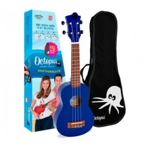Octopus UK-205 DB Ukelele soprano azul marino envio gratis
