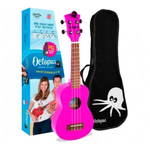 Octopus UK-205 PK Ukelele soprano color rosa fuscia envio gratis