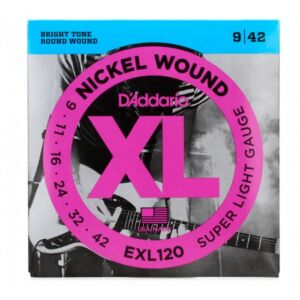 D’addario EXL120 (9-42) cuerdas guitarra electrica  envio gratis