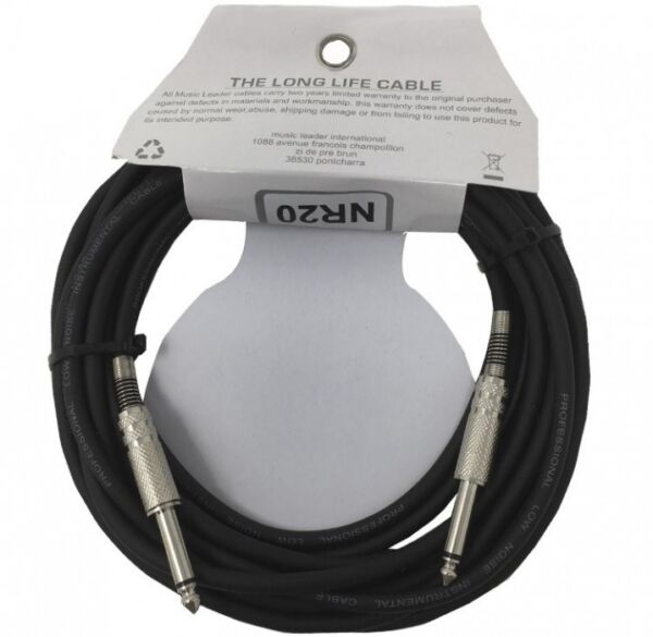 MLI NR-20 Cable jack jack intrumento 6m envio gratis