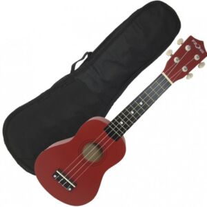 Fzone UK-02SB RD Ukelele soprano con funda rojo envío gratis