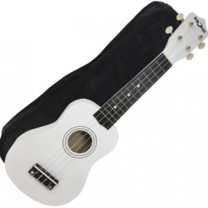Fzone UK-02SB WH Ukelele soprano con funda blanco envío gratis