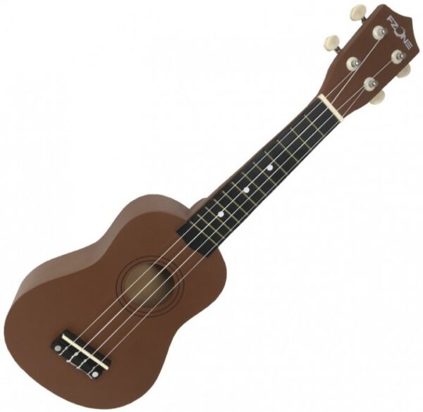 Fzone UK-02S CH Ukelele soprano color chocolate envío gratis