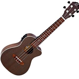 Ortega RUCOAL-CE Ukelele concierto electrificado color ceniza envío gratis