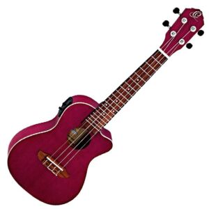 Ortega RURUBY-CE Ukelele electrificado  color rubí envío gratis