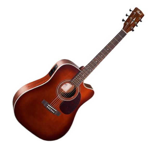 Cort MR500E BR Guitarra electroacustica cutaway color brown envio gratis