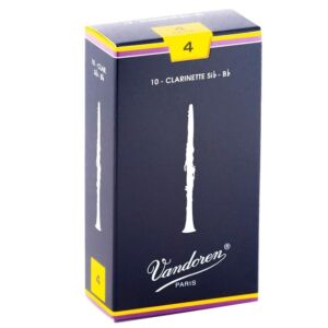 Vandoren CR104 en Sib grosor 4 cañas para clarinete envío gratis