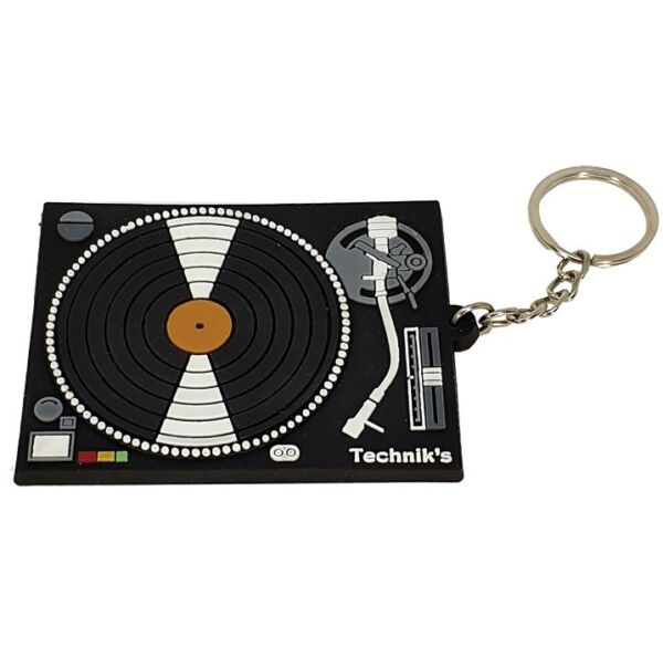 Llavero giradiscos RBK-0139 goma regalo para musicos envío gratis correos