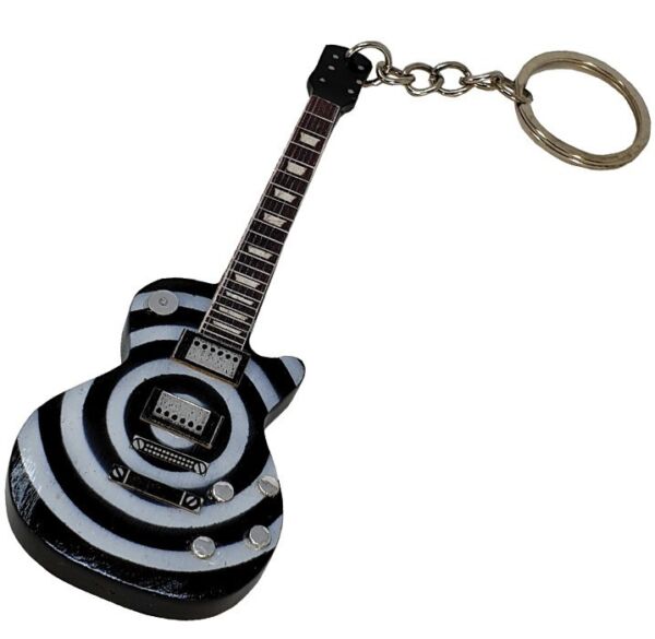 Llavero guitarra Zakk Wylde EGK-0054 madera regalo para musicos envío gratis correos